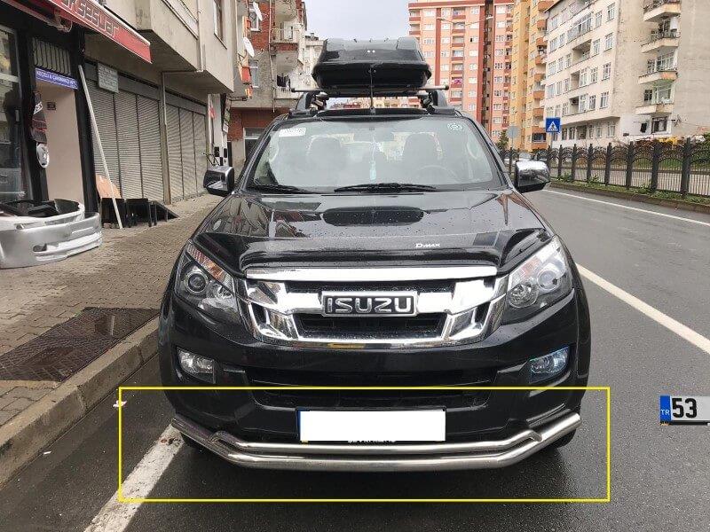 Isuzu Dmax Bıyık Çelik Ön Tampon